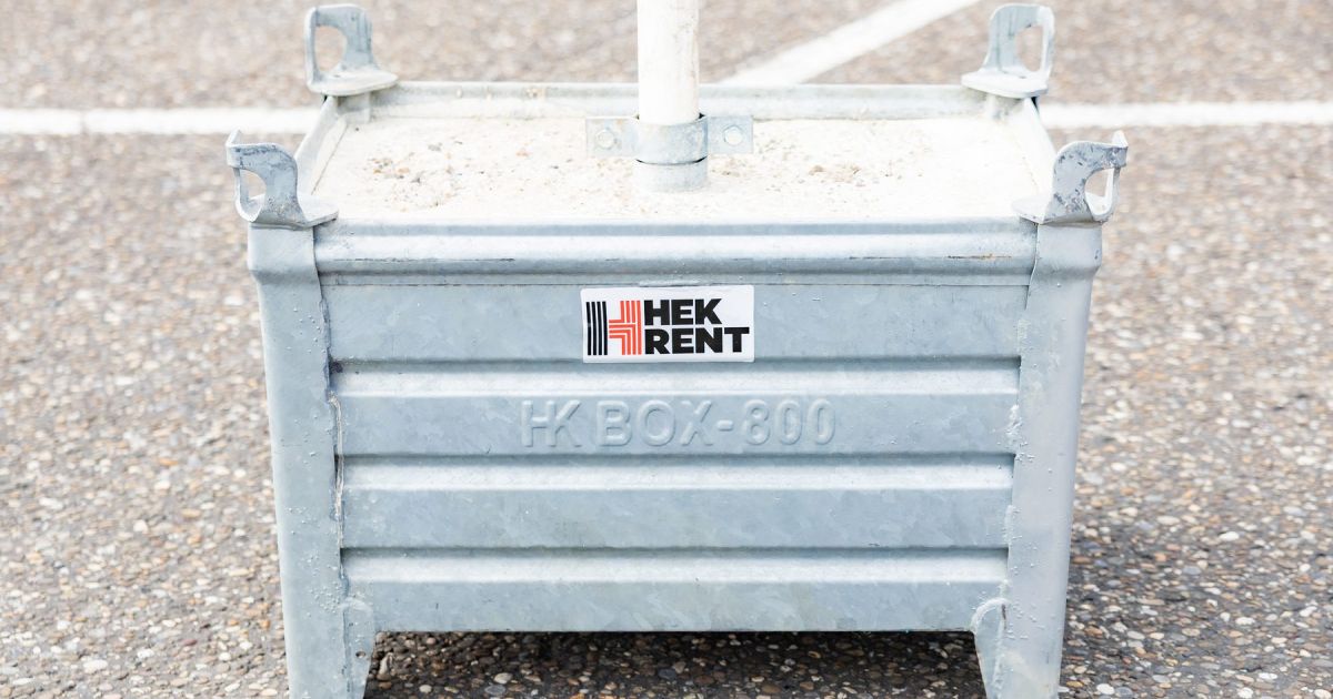 Ballastblokken van Hekrent de Hekwerk specialist